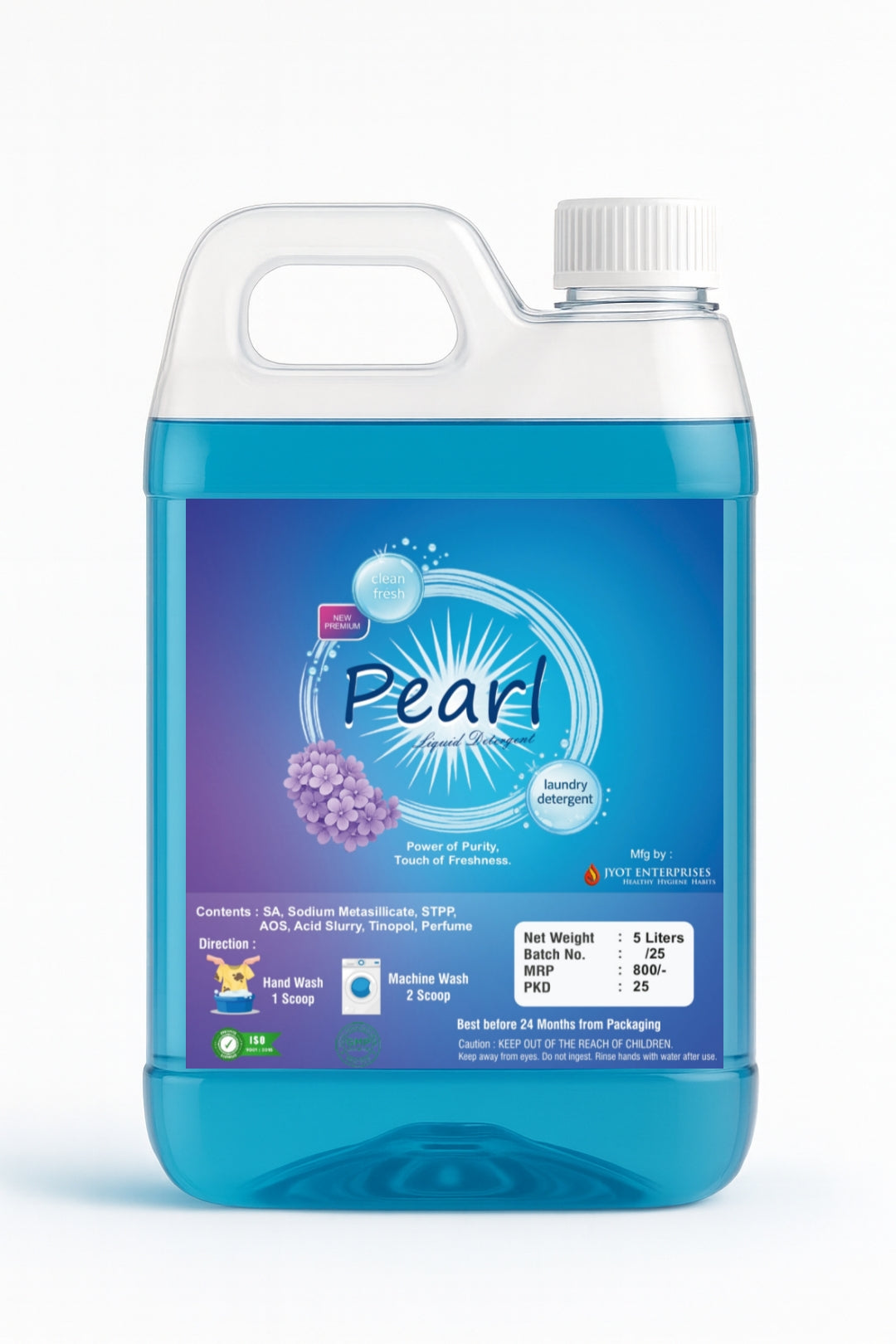 Liquid Detergent - TOP & FRONT